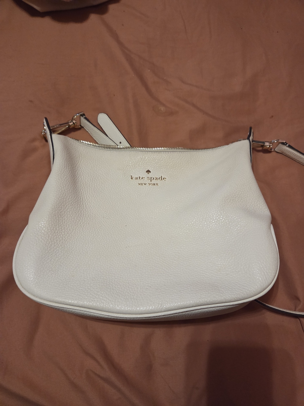 Kate Spade Cream Leather Shoulder Bag